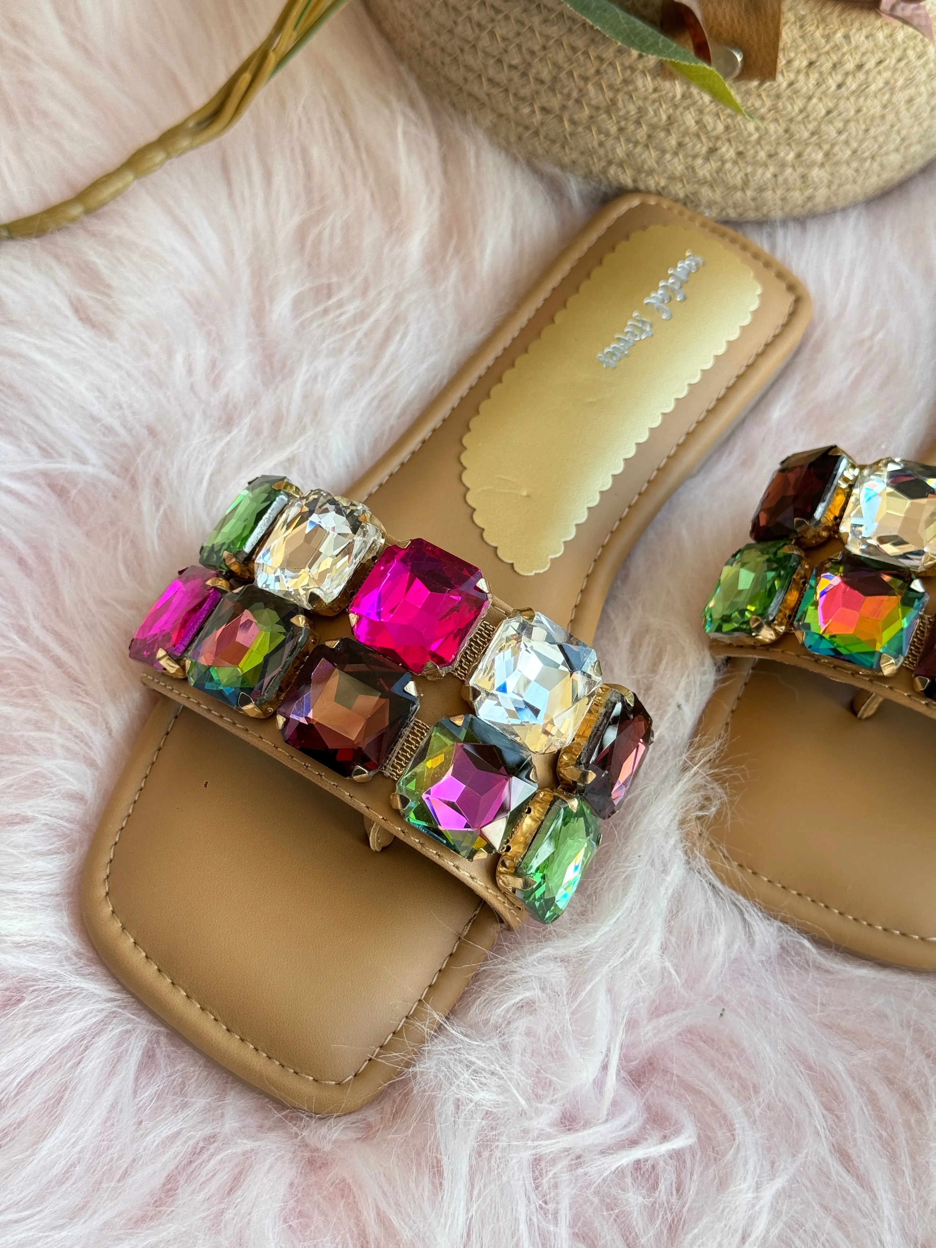 Multicolored Gemstone Flats