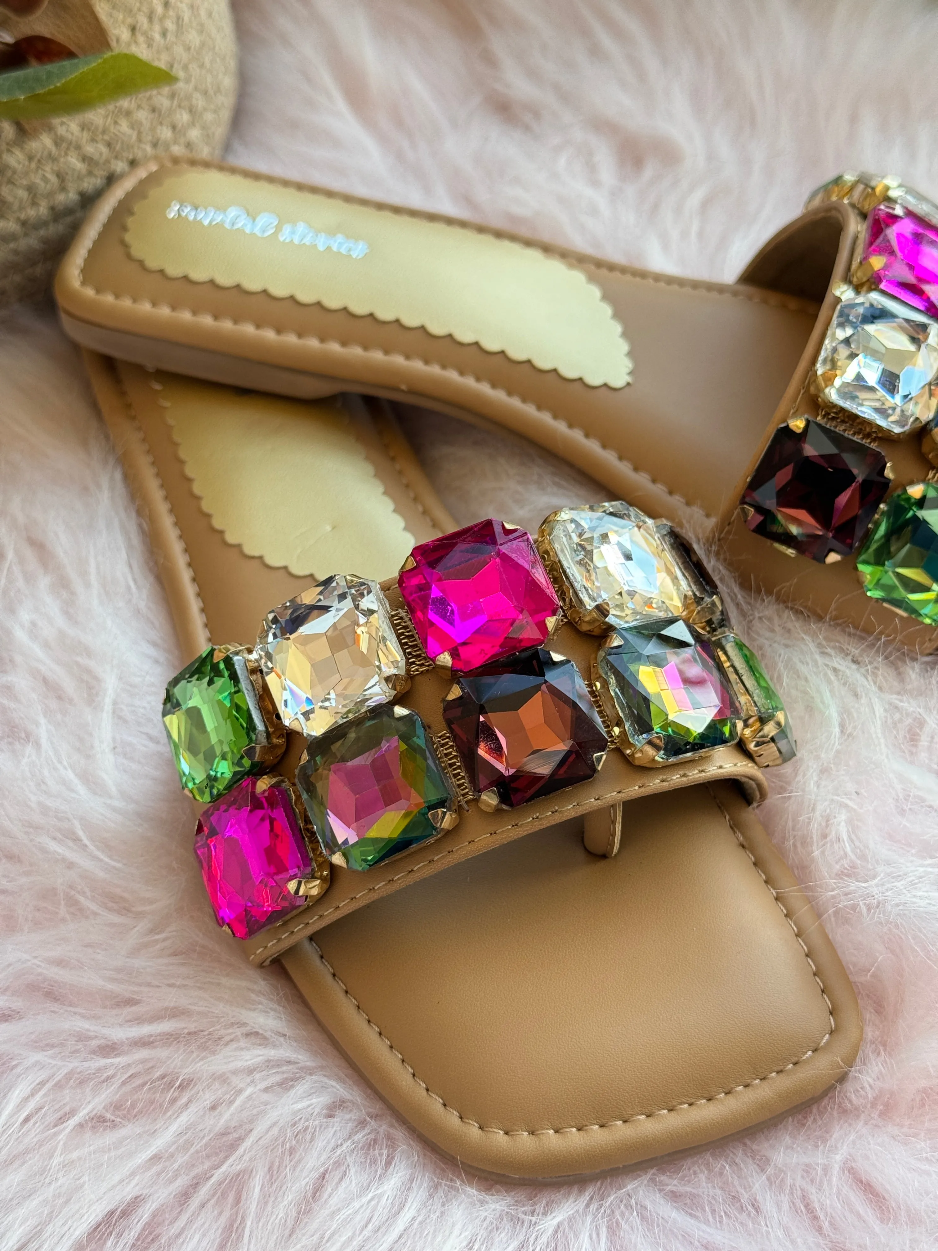 Multicolored Gemstone Flats