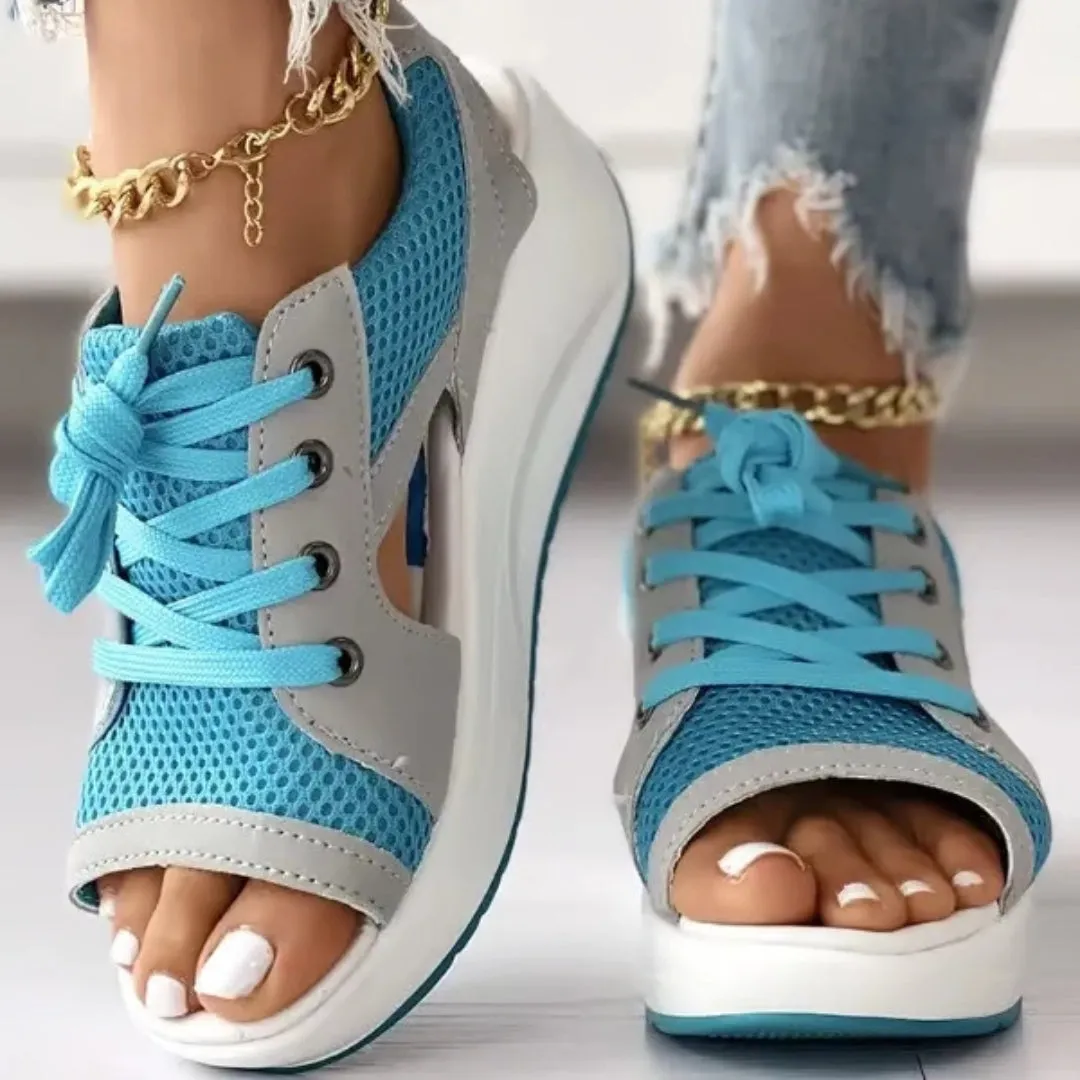 NASTASHA - EVERYDAY LACE-UP FLAT