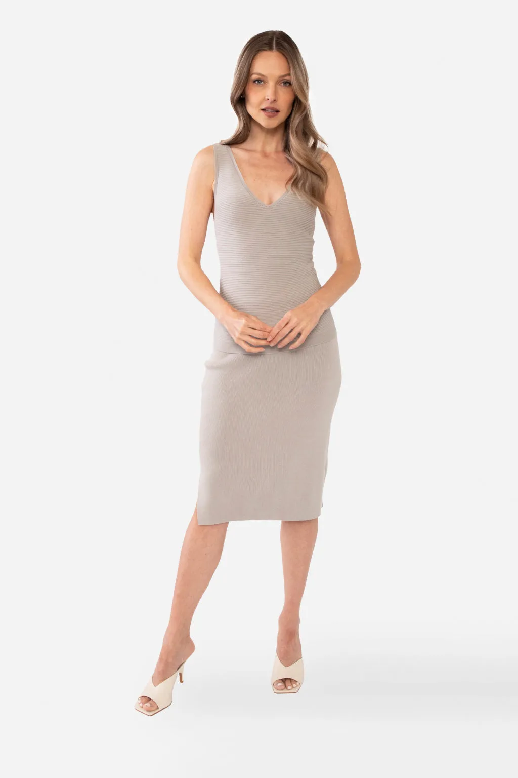 NATALIYA PENCIL SKIRT - IVORY