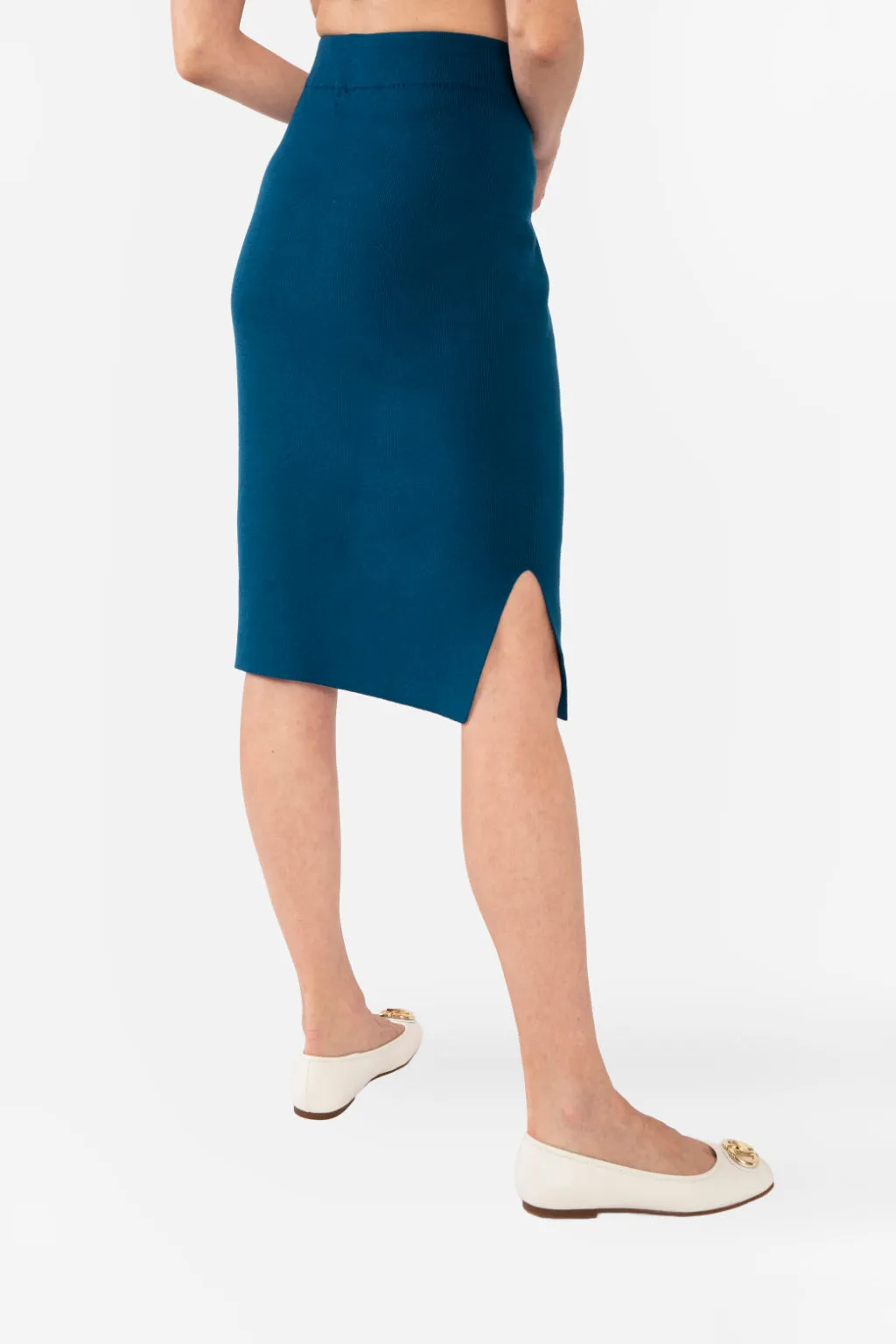 NATALIYA PENCIL SKIRT - IVORY