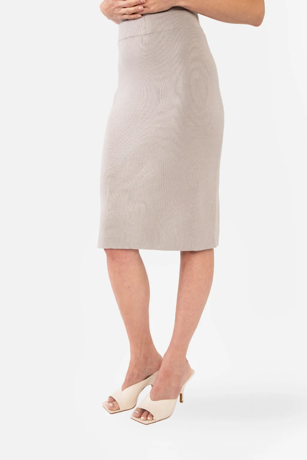 NATALIYA PENCIL SKIRT - IVORY
