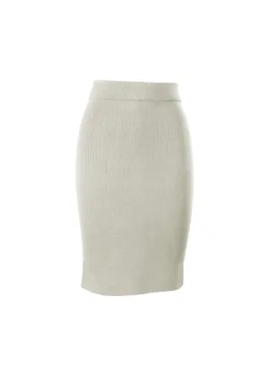 NATALIYA PENCIL SKIRT - IVORY