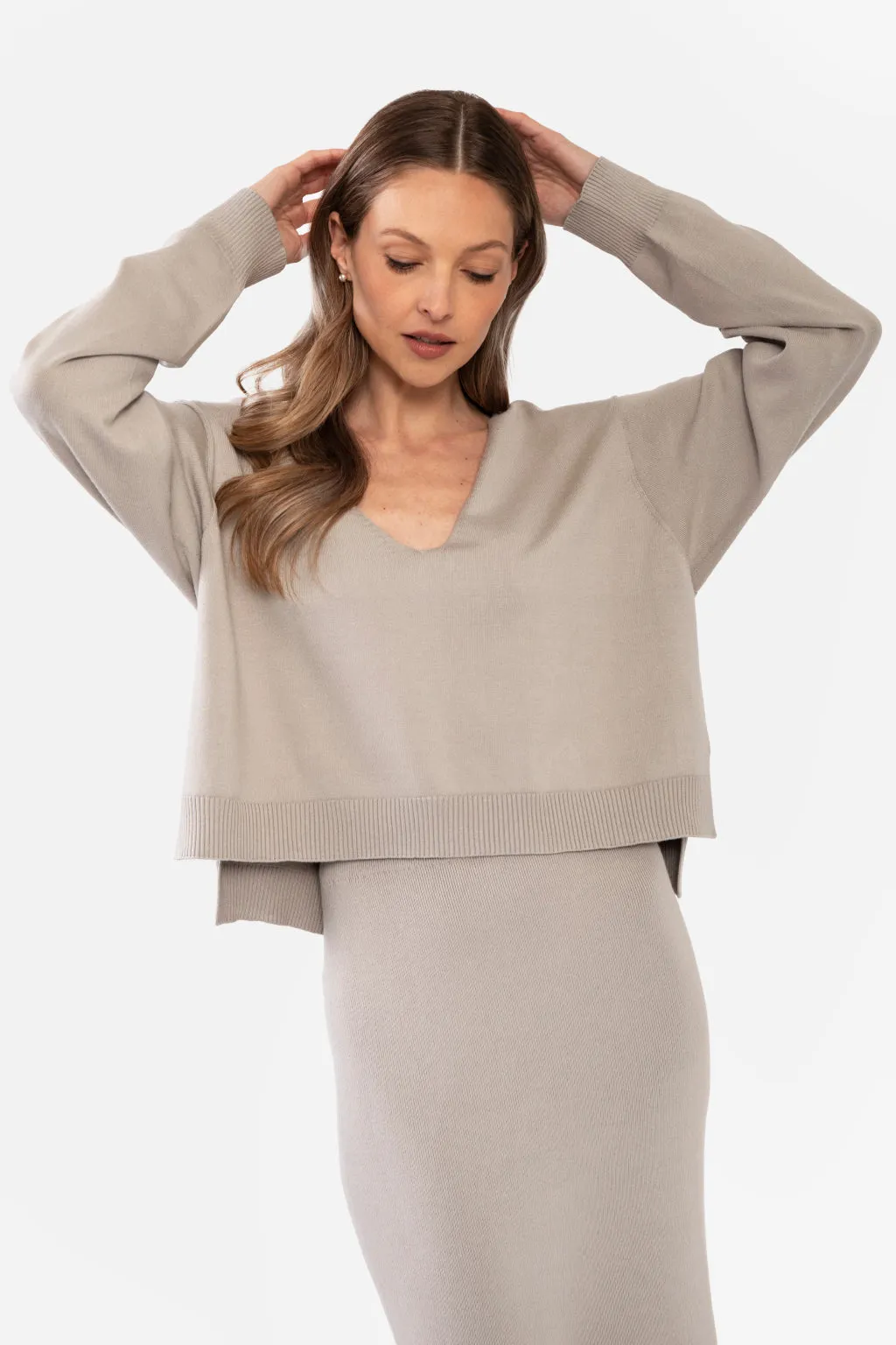 NATALIYA PENCIL SKIRT - IVORY