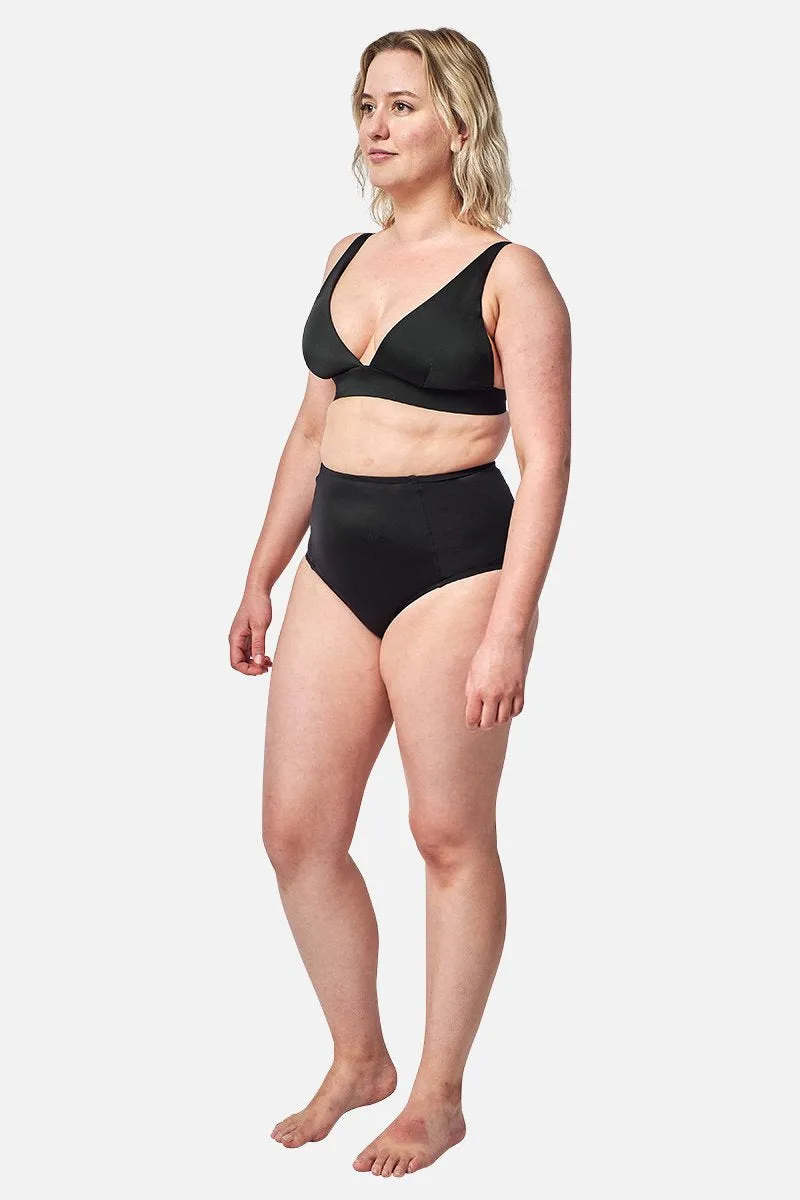 Never Say Never Bikini Bralette (DD-F Cup) BLACK
