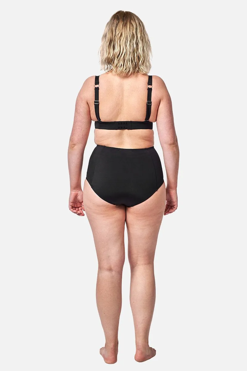Never Say Never Bikini Bralette (DD-F Cup) BLACK