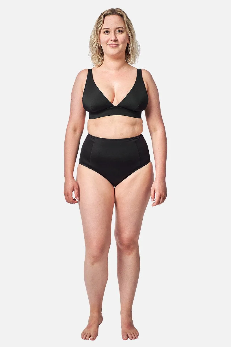 Never Say Never Bikini Bralette (DD-F Cup) BLACK