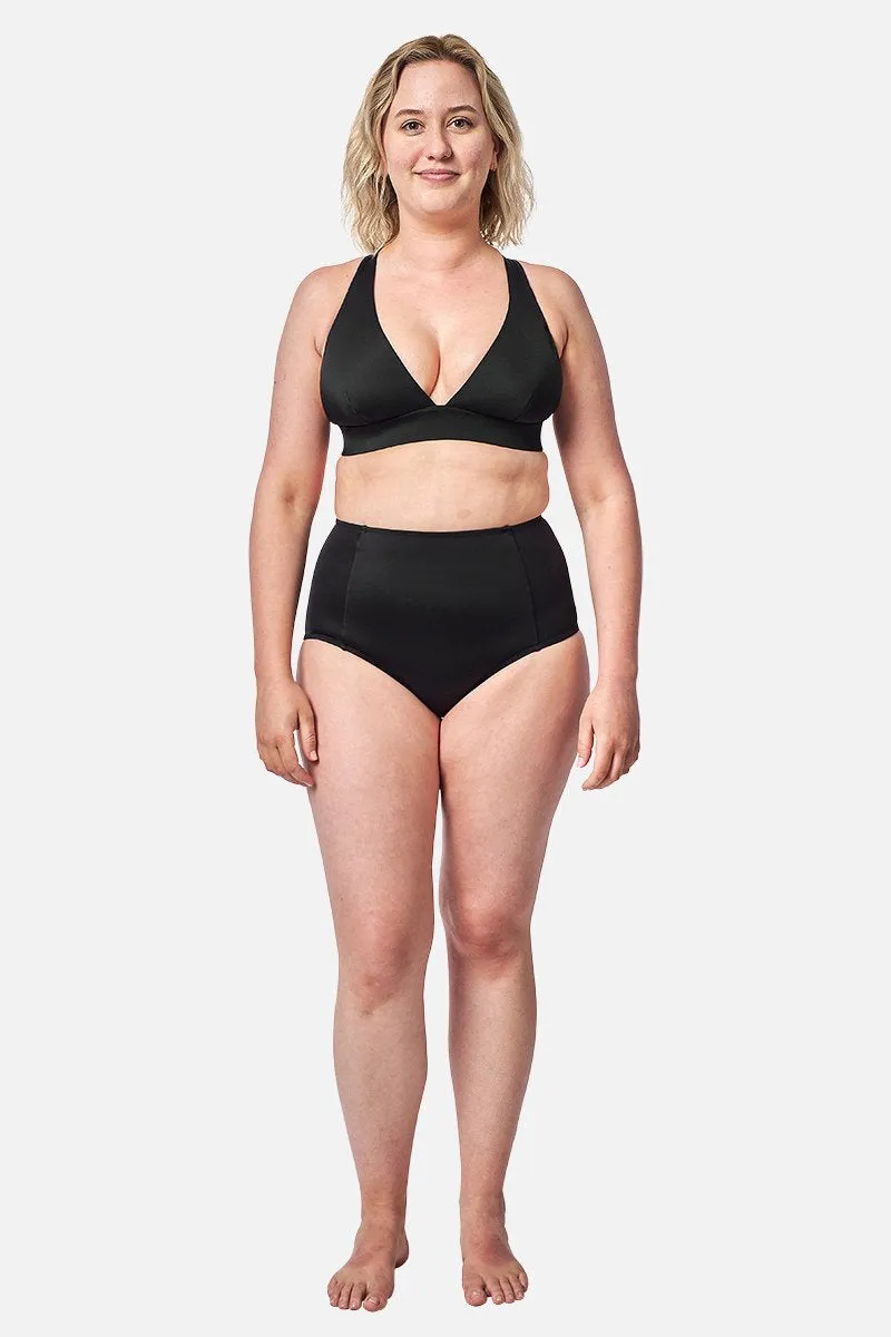 Never Say Never Bikini Bralette (DD-F Cup) BLACK
