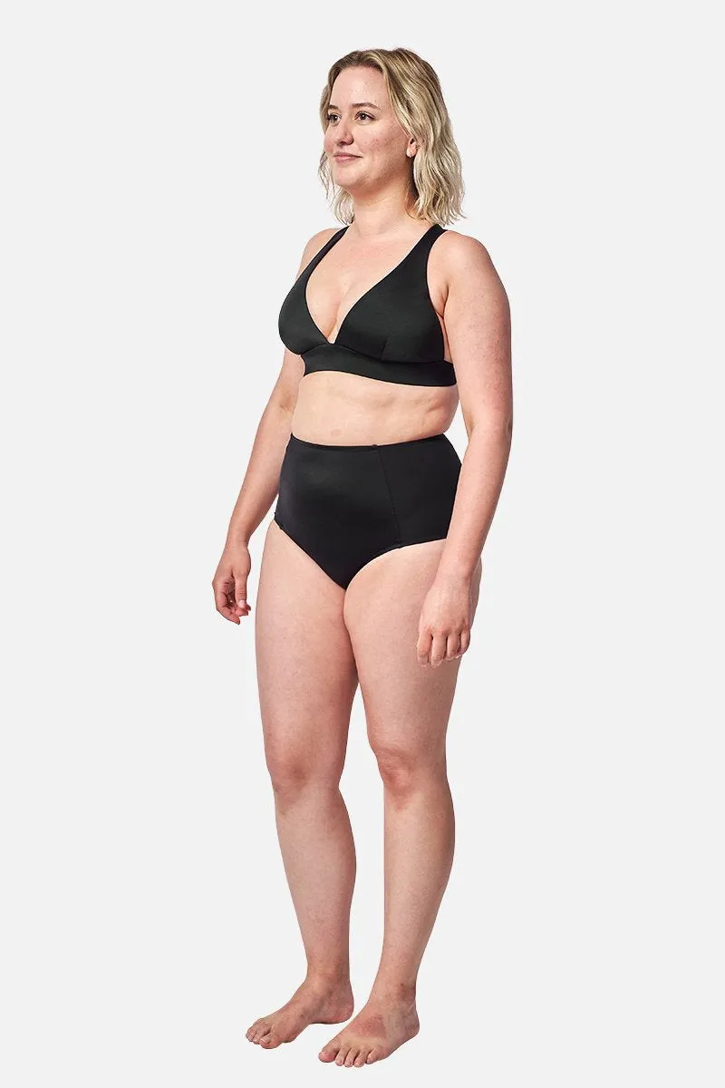 Never Say Never Bikini Bralette (DD-F Cup) BLACK