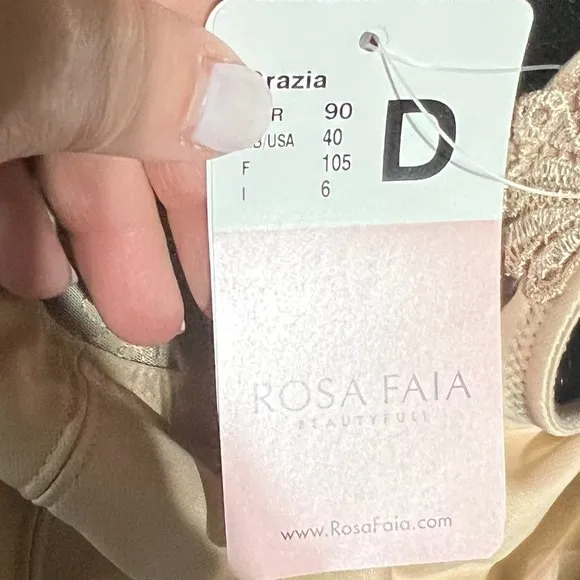 NWT Anita Rosa Faia Grazia Firm Support Underwired Bra in Beige