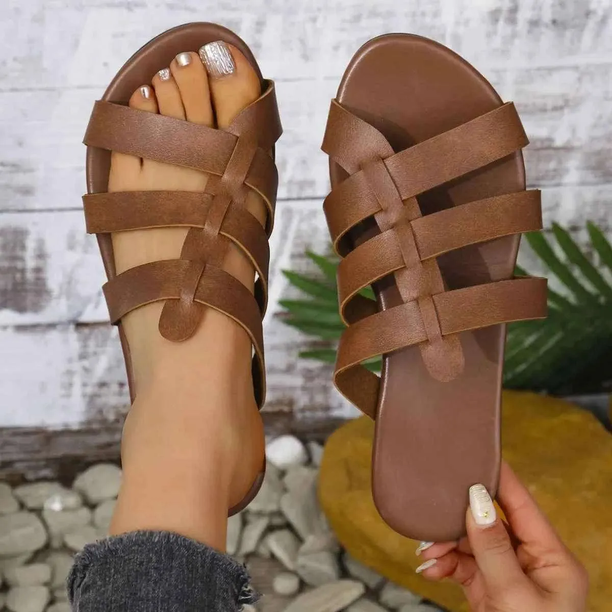 Open Toe Flats Sandals - Comfortable and Stylish Open Toe Flats for Every Occasion