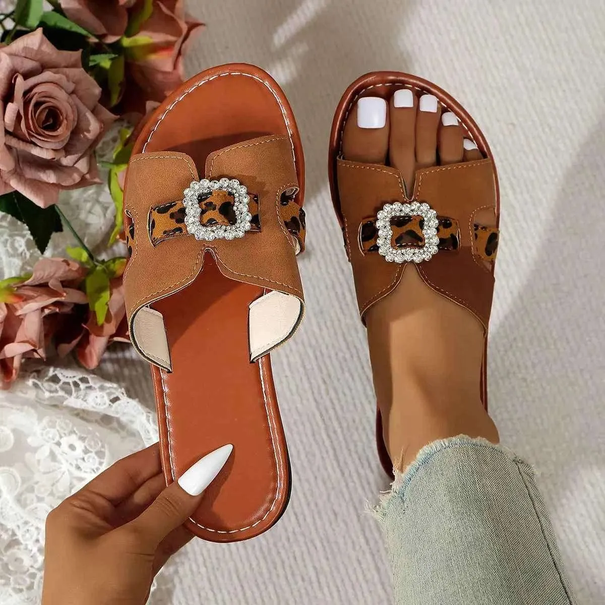 Open Toe Flats Sandals for Comfort and Style