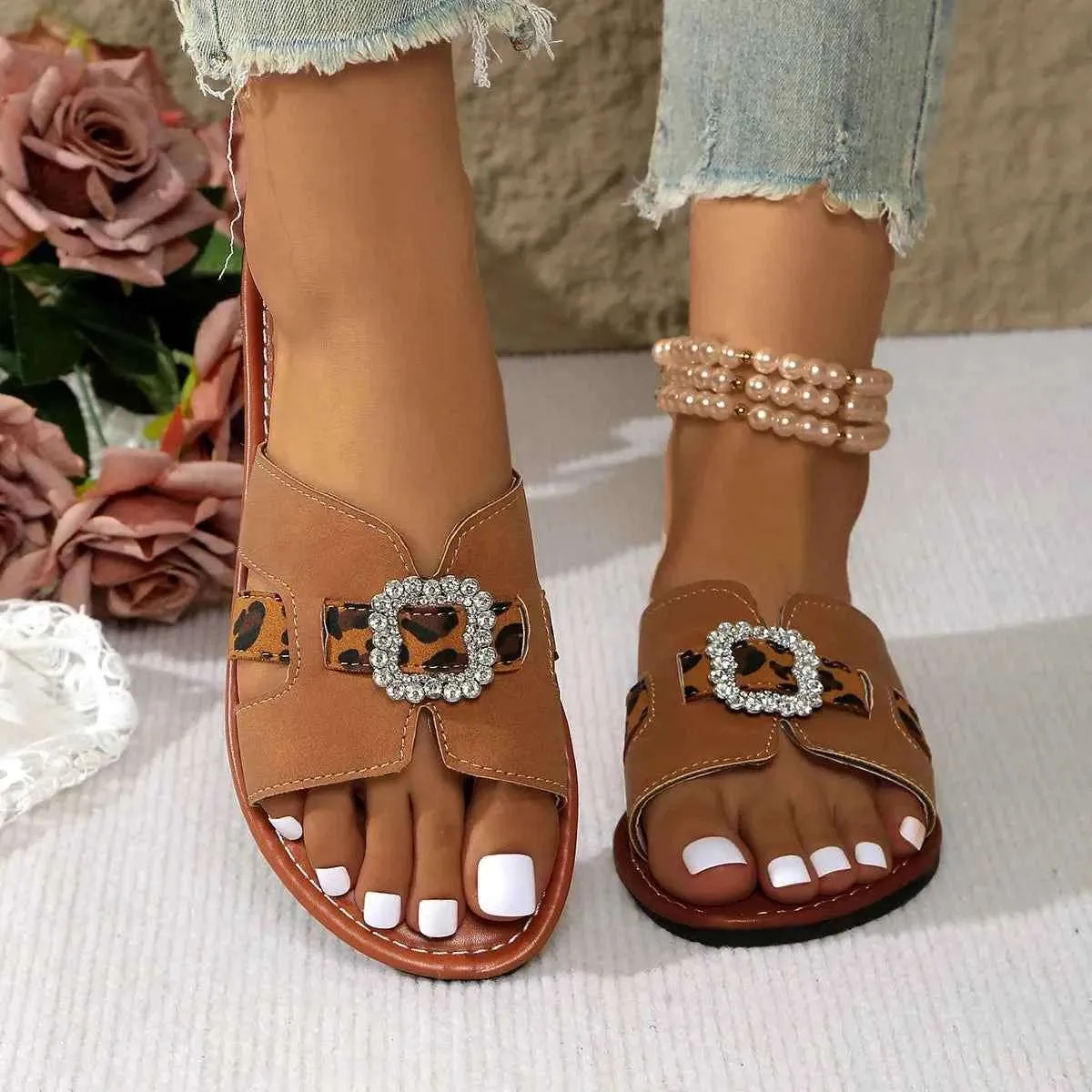 Open Toe Flats Sandals for Comfort and Style