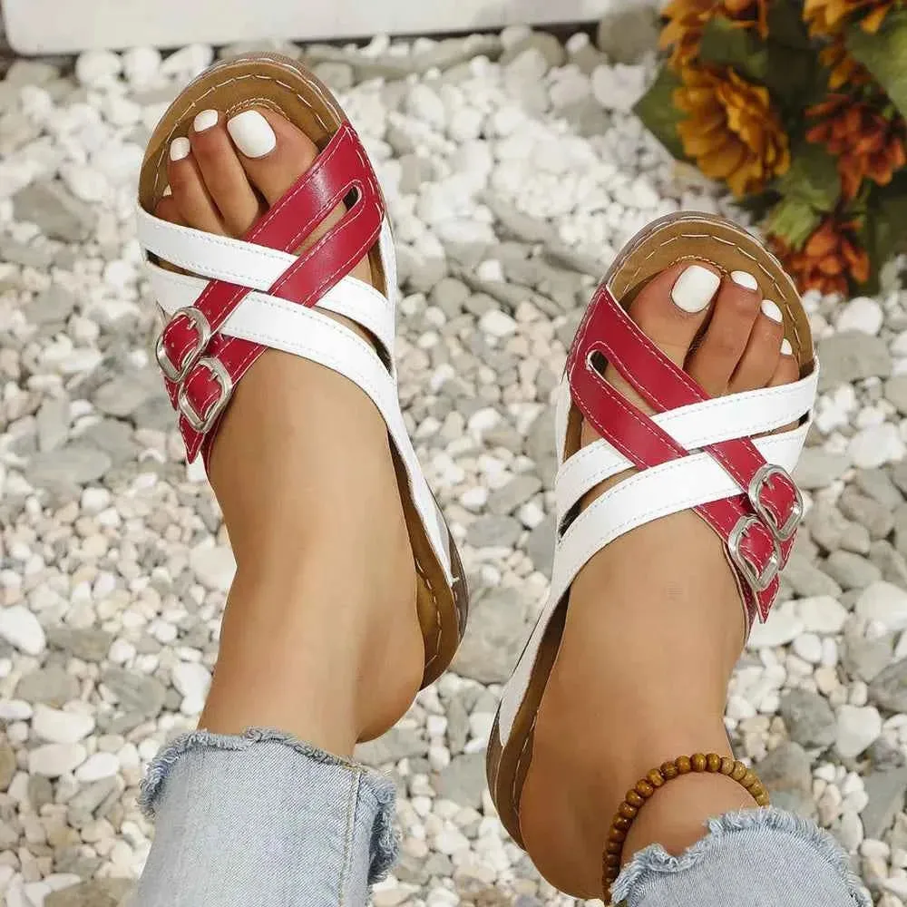 Open Toe Flats Sandals for Comfortable Summer Style