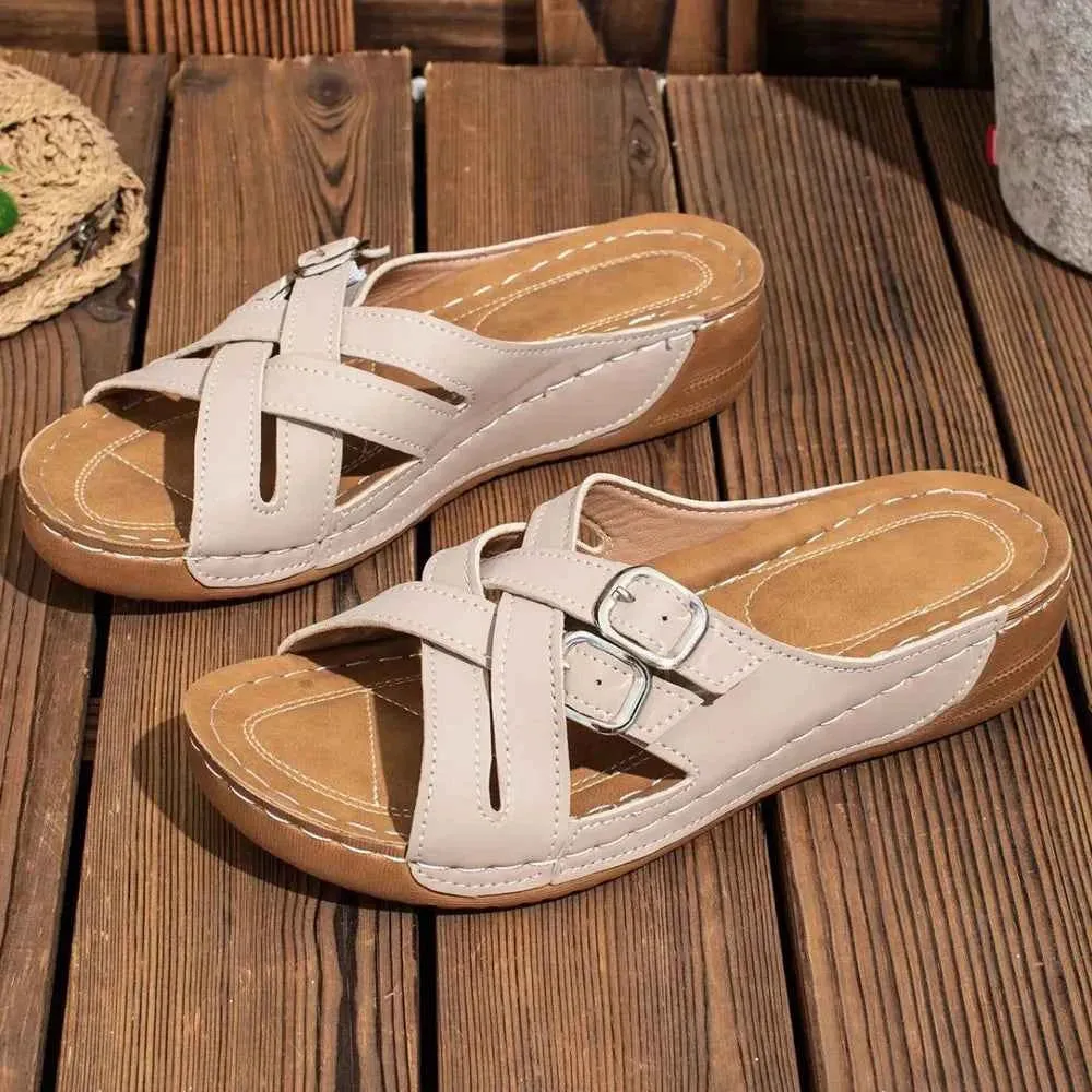 Open Toe Flats Sandals for Comfortable Summer Style