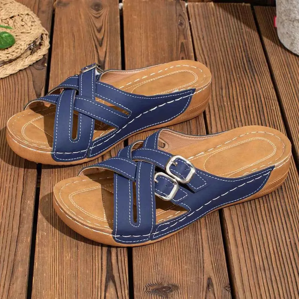 Open Toe Flats Sandals for Comfortable Summer Style