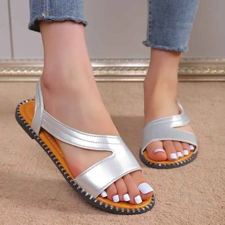 Open Toe Flats Sandals for Stylish Summer Comfort
