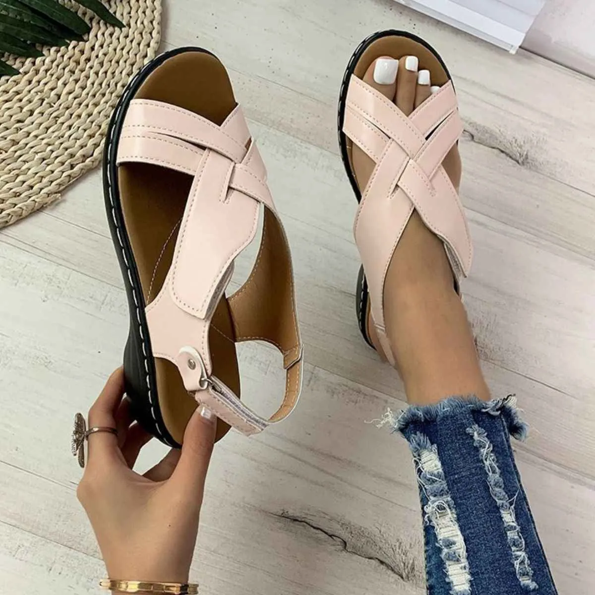 Open Toe Flats Sandals - Stylish and Comfortable Open Toe Flats