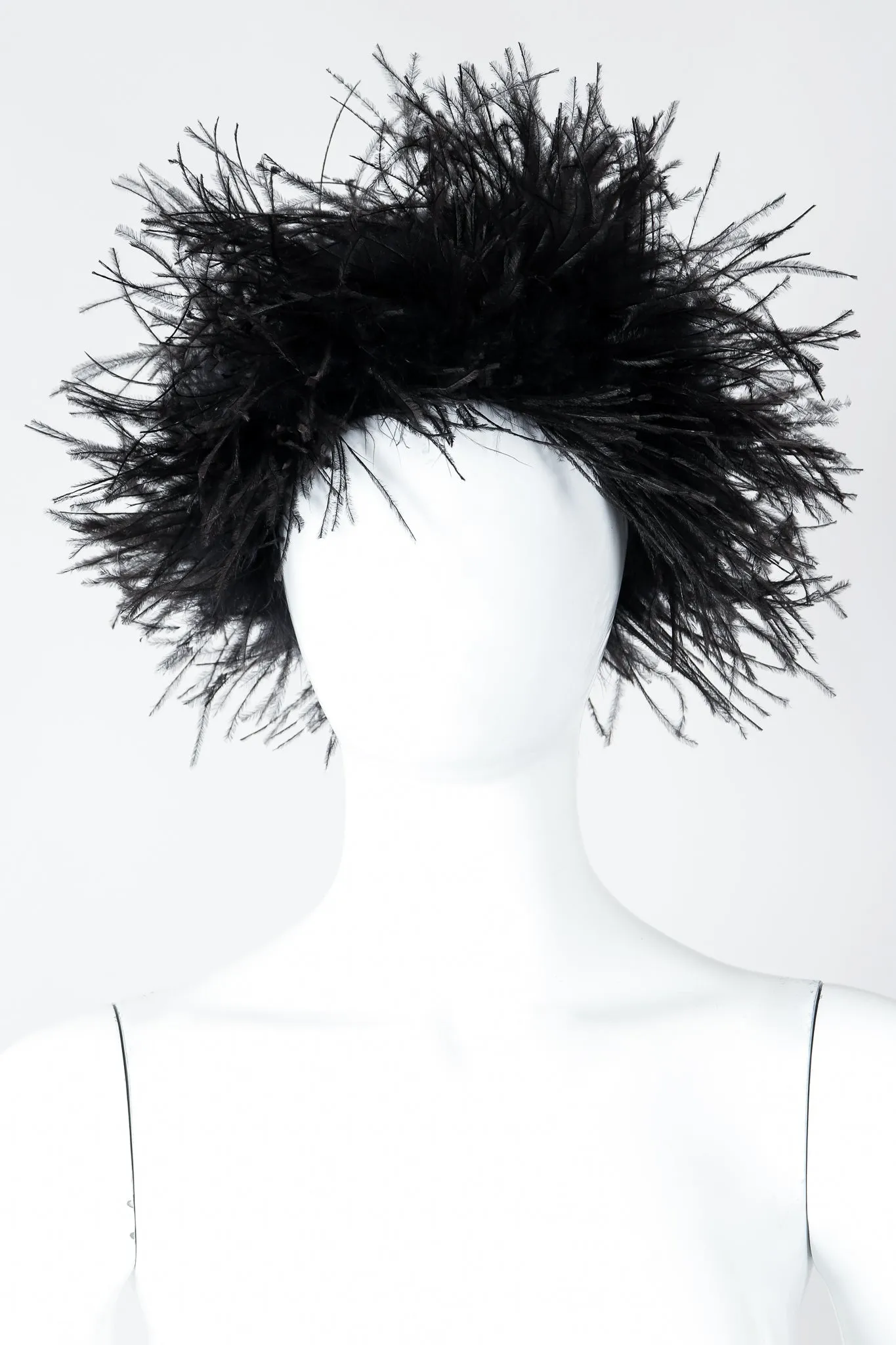 Ostrich Feather Urchin Hat