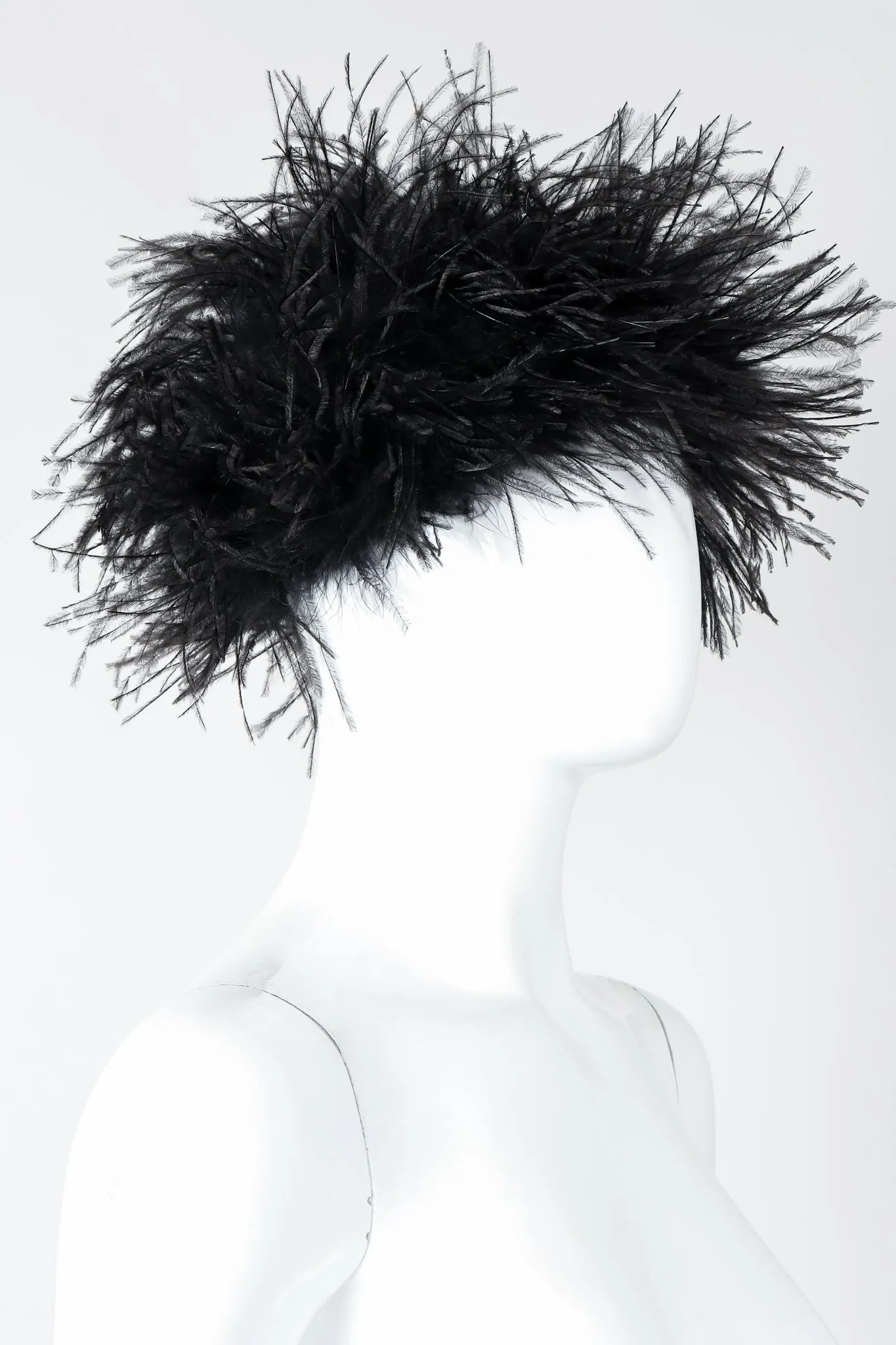 Ostrich Feather Urchin Hat