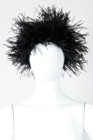 Ostrich Feather Urchin Hat