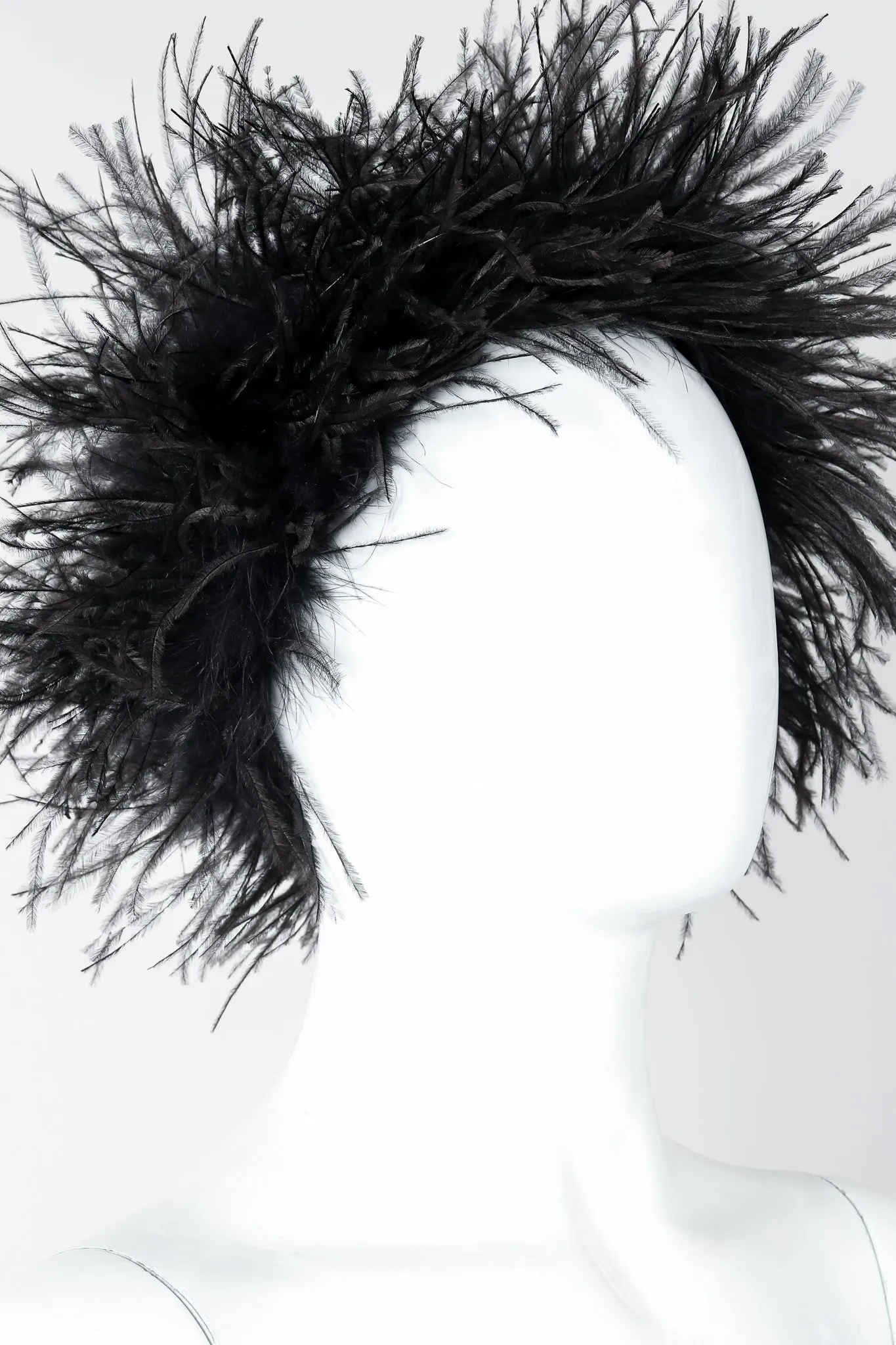 Ostrich Feather Urchin Hat