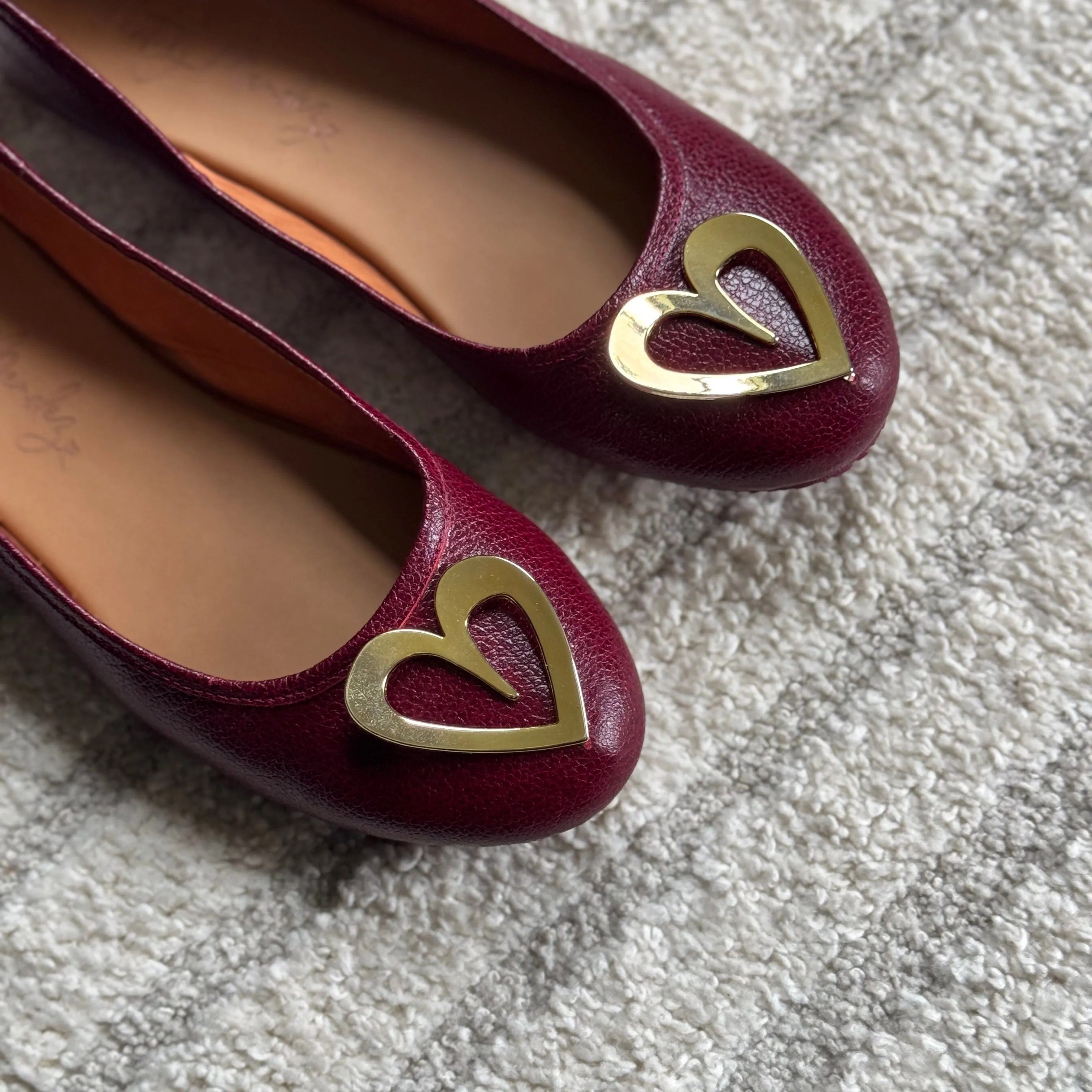 Pipa Ballerinas - Burgundy