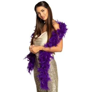 Purple Feather Boa