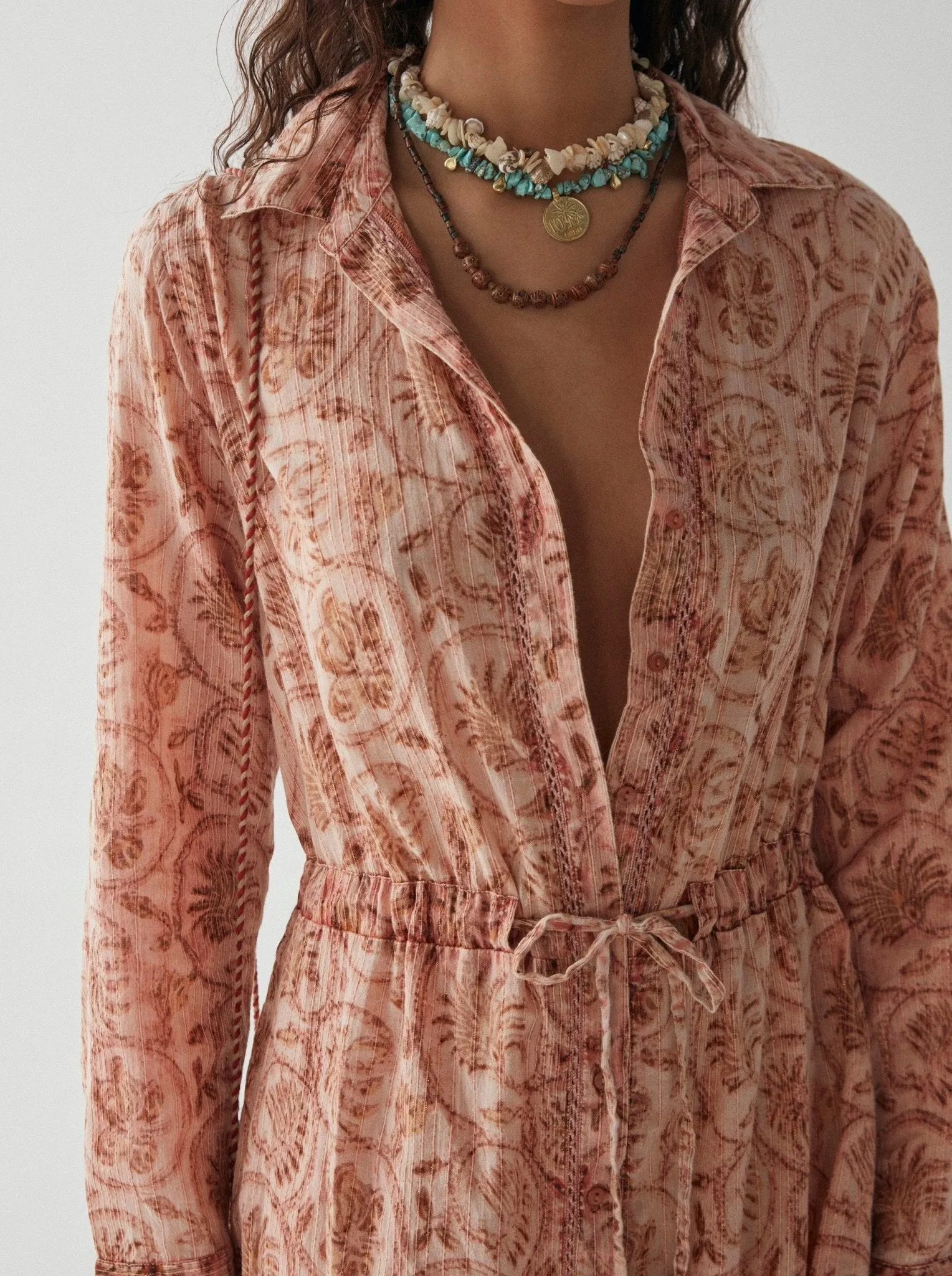 Roberta Dress - Vintage Rose