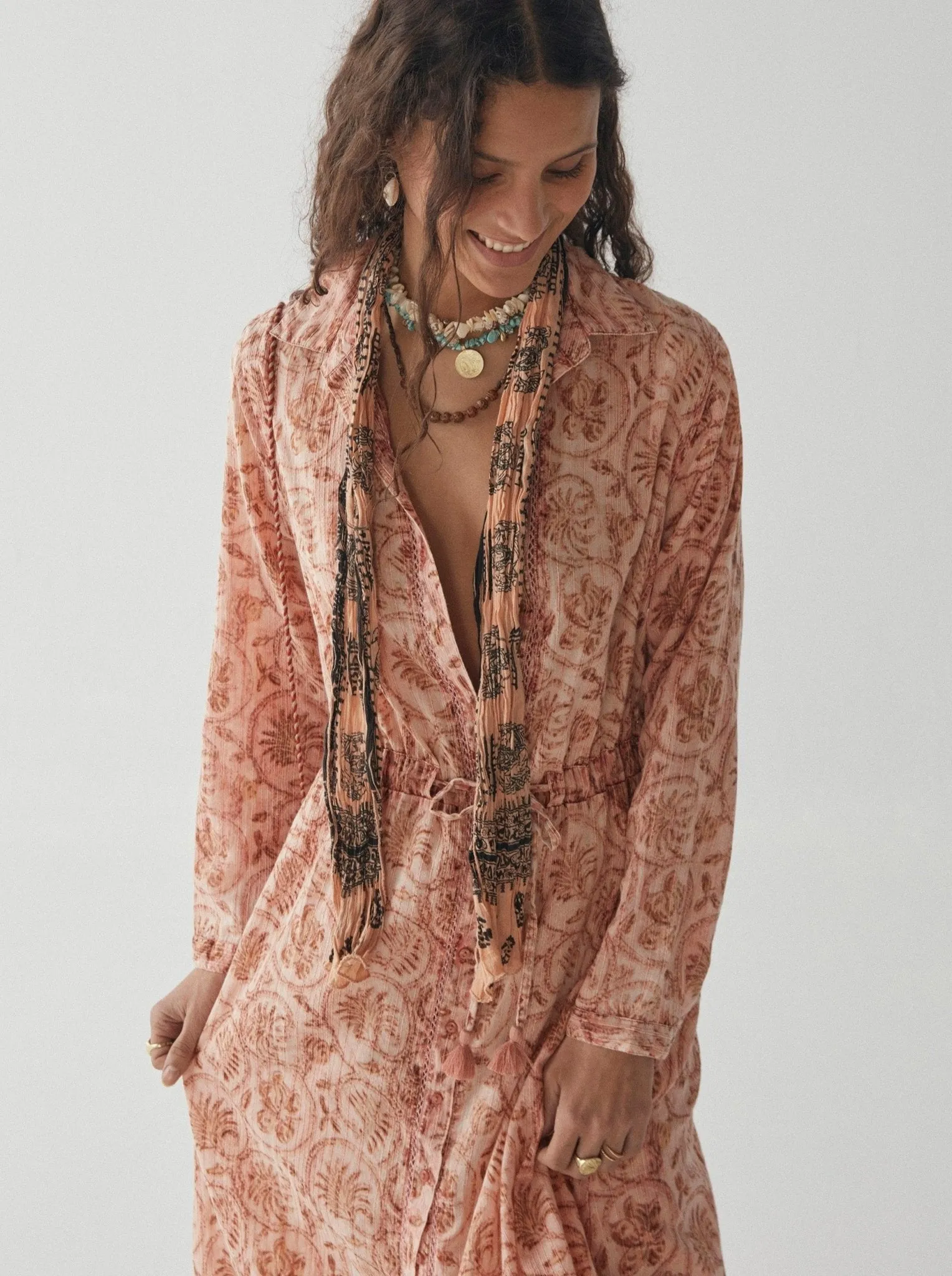 Roberta Dress - Vintage Rose