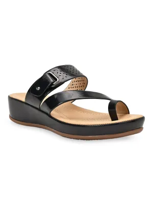 Rocia By Regal Black Women Comfort Casual Flats