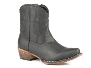ROPER WOMENS SHAY BLACK BOOTS