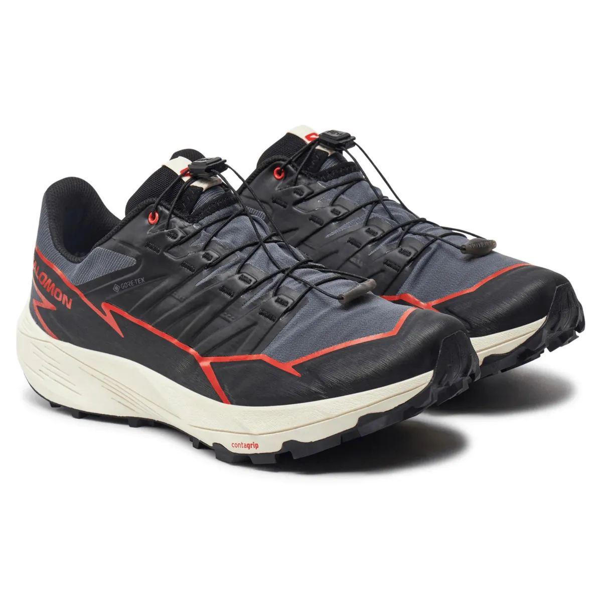 Salomon Men's Thundercross Gore-Tex Turbulence/Black/Cherry Tomato