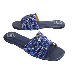 Samira Flats S181F - Navy Blue
