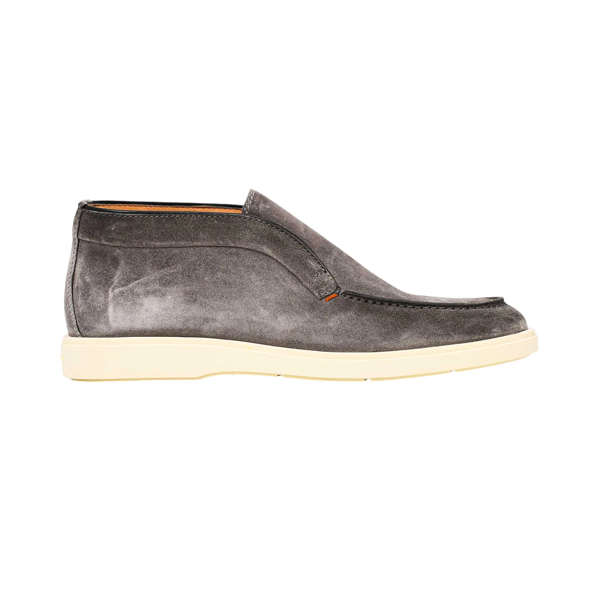 Santoni Men's Grey Loafer