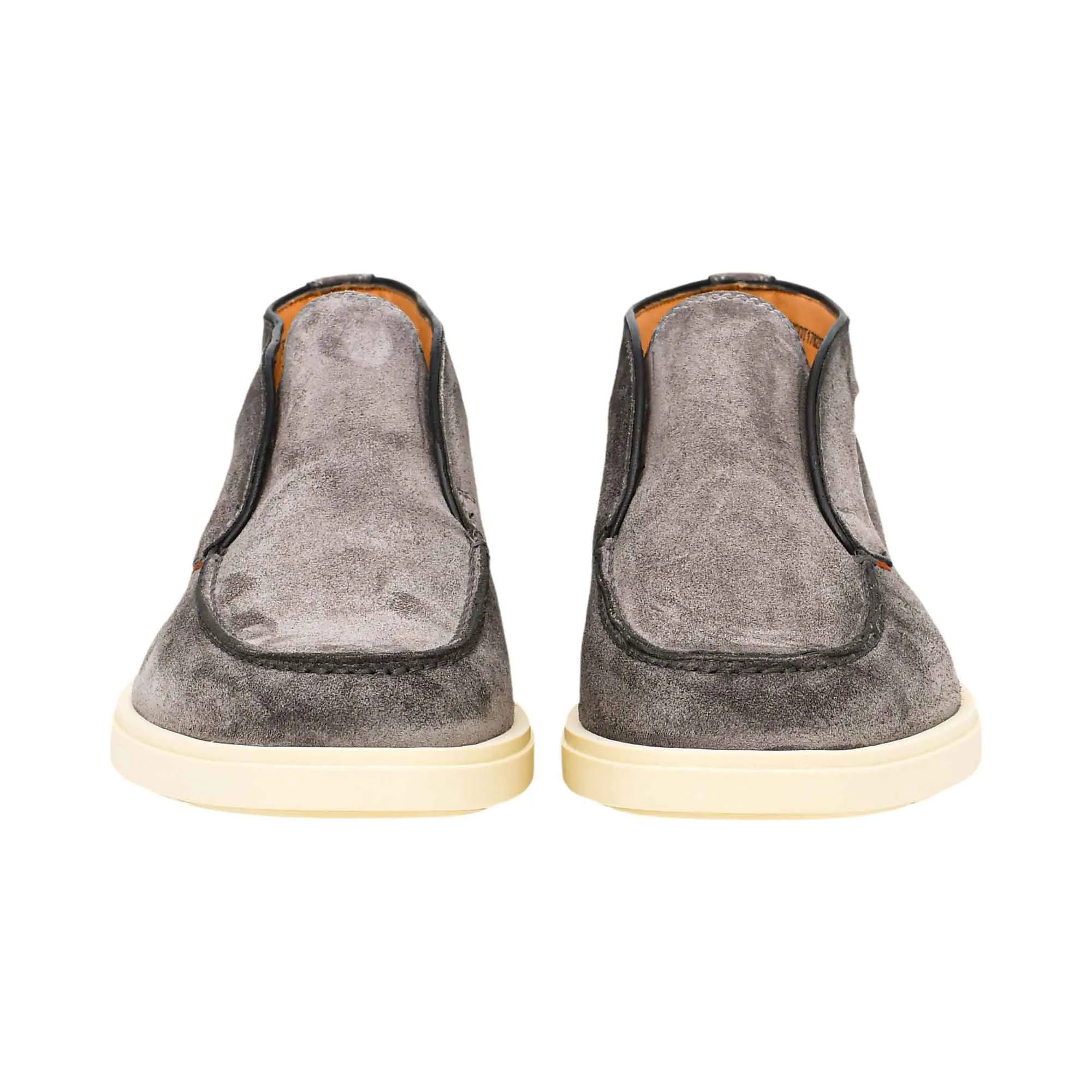 Santoni Men's Grey Loafer