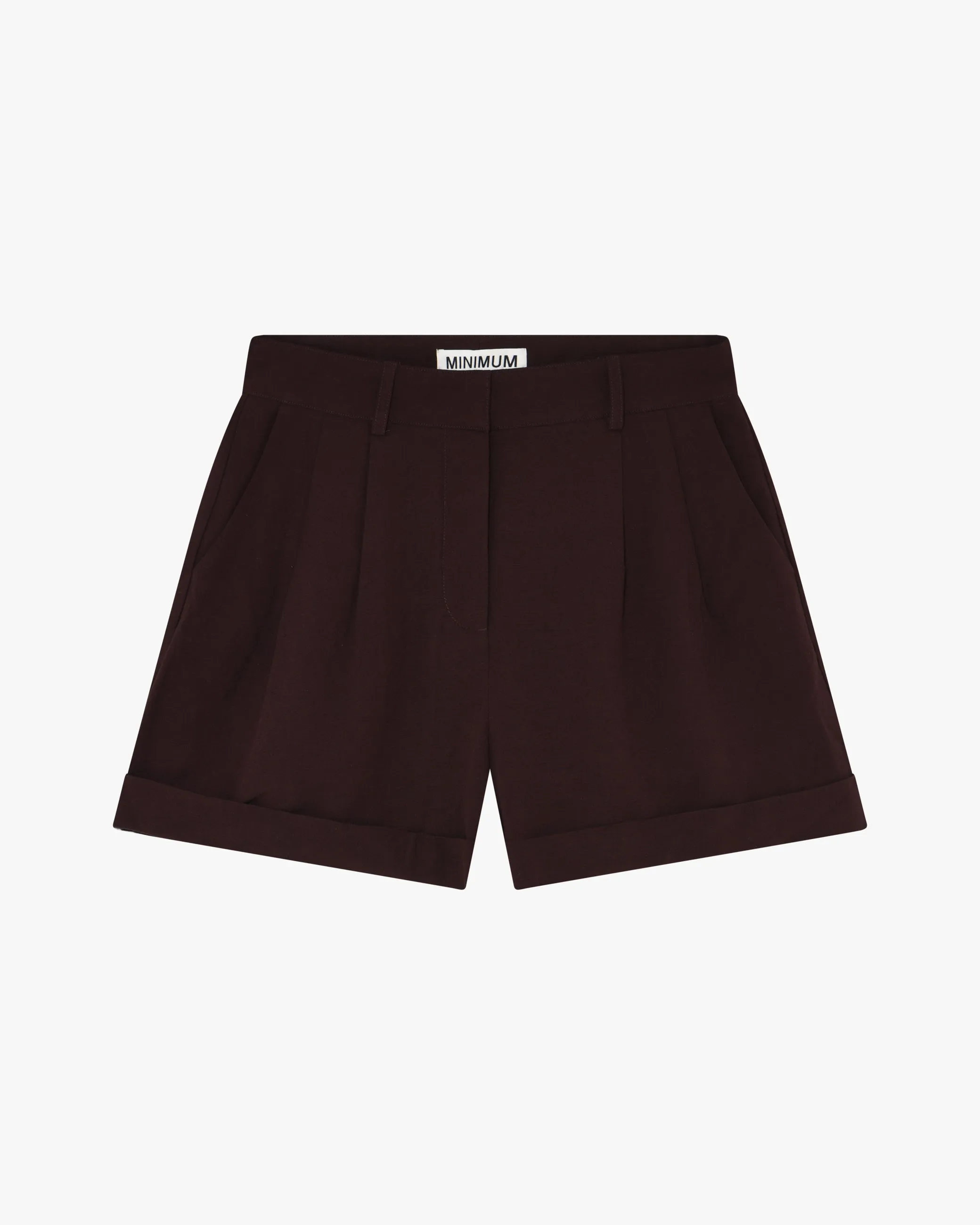 Selby linen blend shorts 3069 - French Roast