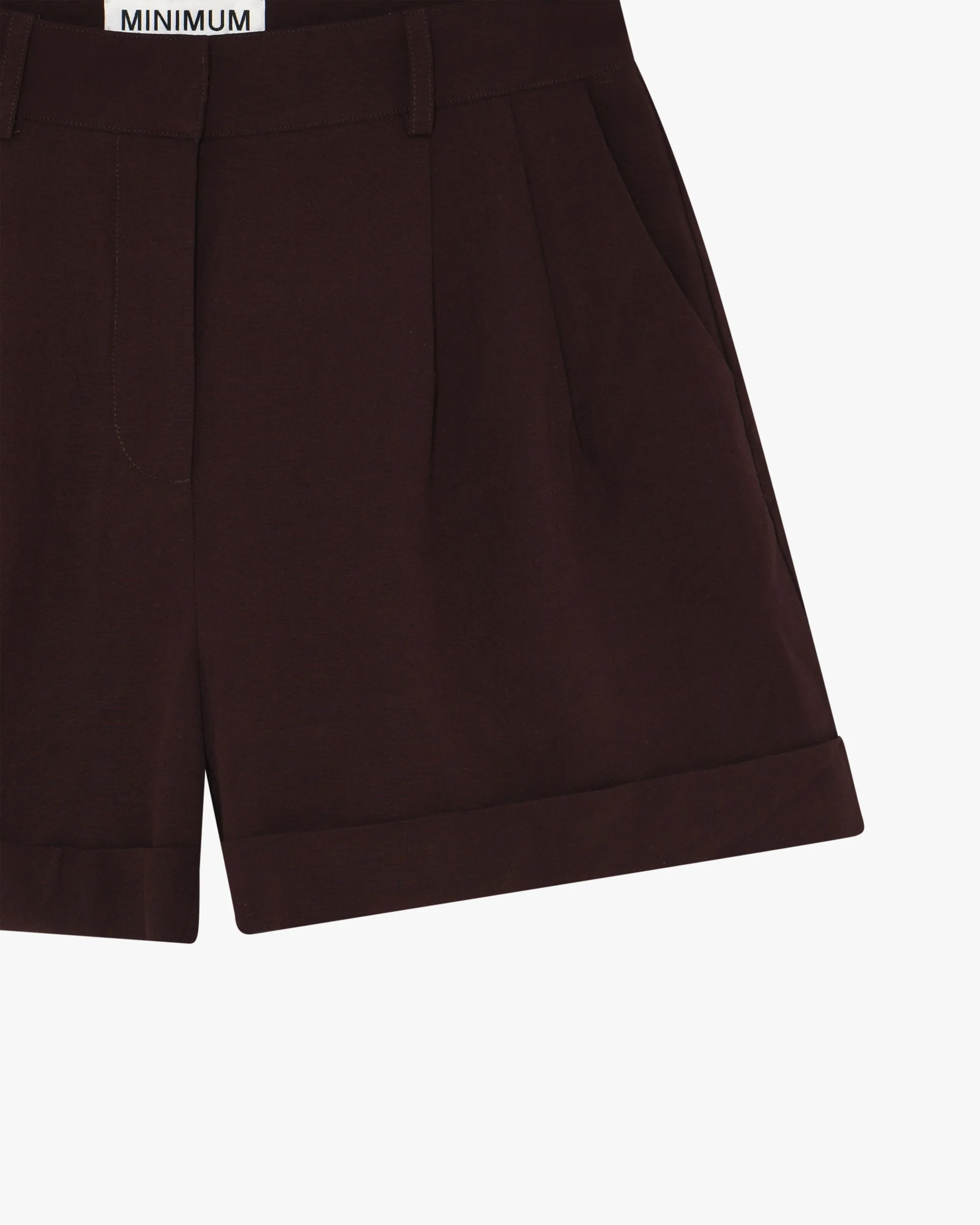 Selby linen blend shorts 3069 - French Roast