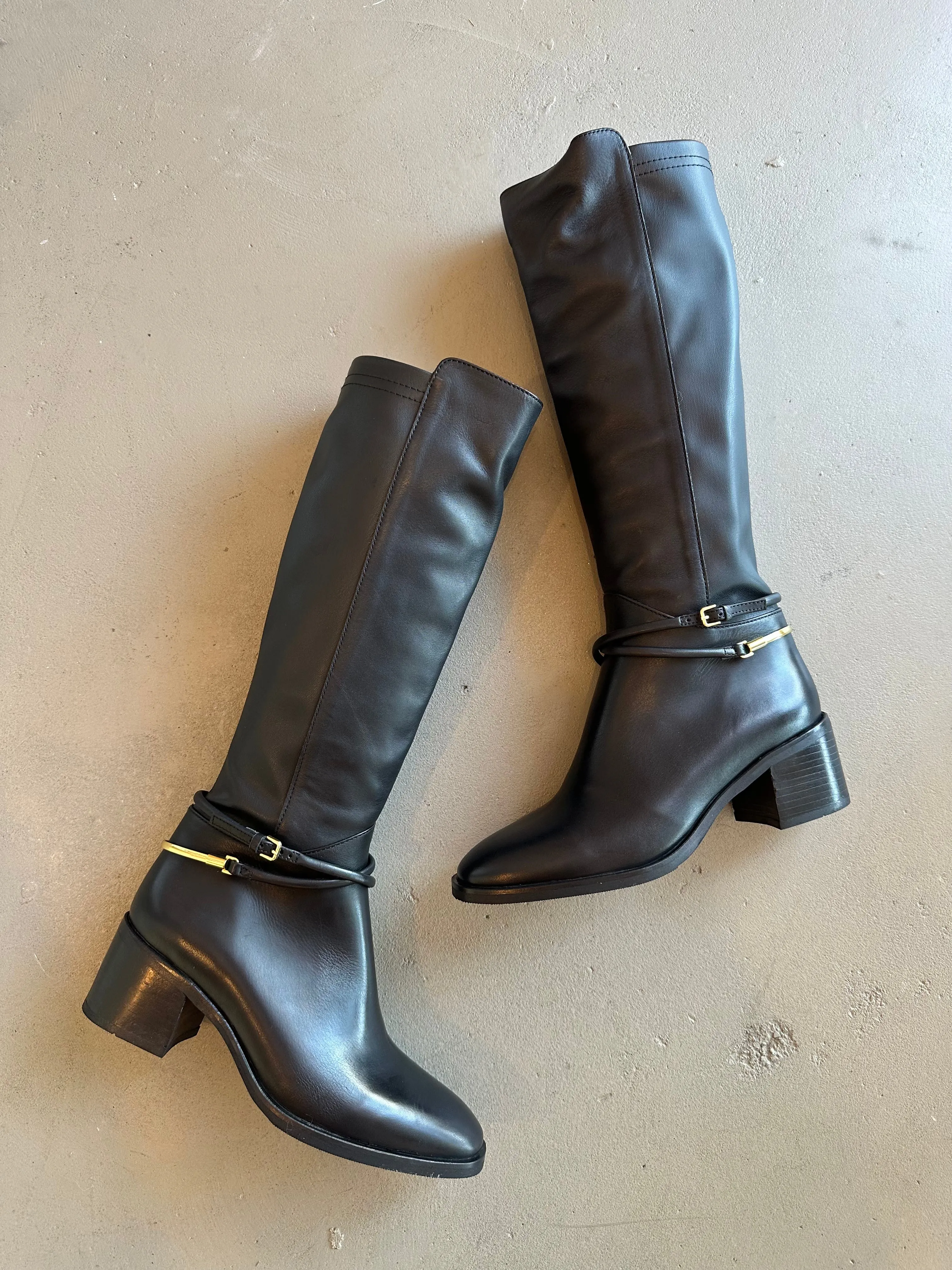 Sempre Di - Paige Knee High Boots Black