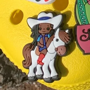 SHOE CHARMS - COWGIRL