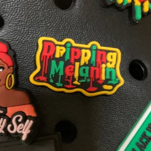 SHOE CHARMS - DRIPPING MELANIN