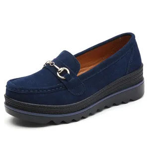 Shoes Light Comfort Flas Platform Wedge Loafers