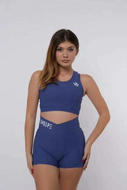 Shorts   Tank Top Blue Color/White Logo