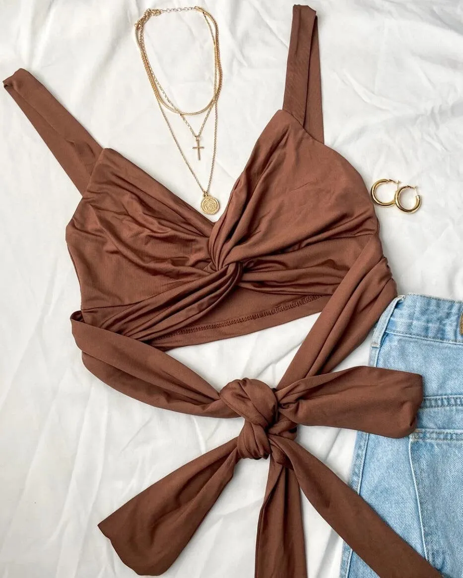 Sleeveless Cami Tank Top