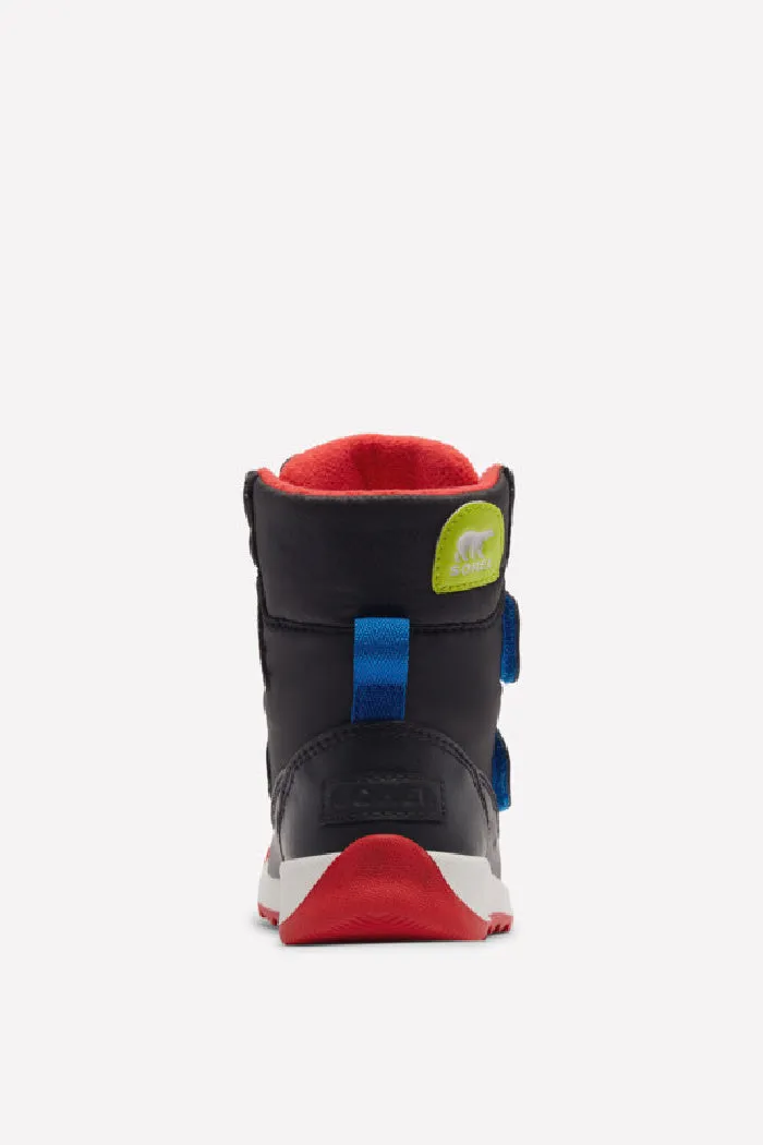 Sorel Toddler Boys Uniform Blue/Cherrybomb Whitney II Strap WP