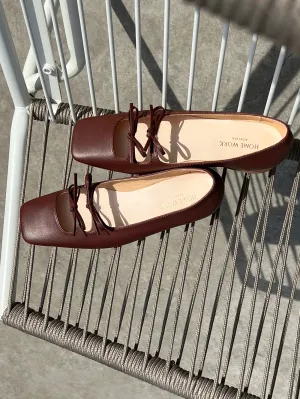Square-Toed Bow Flats