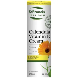 St Francis Herb Farm Calendula Vitamin E Cream (60 mL)