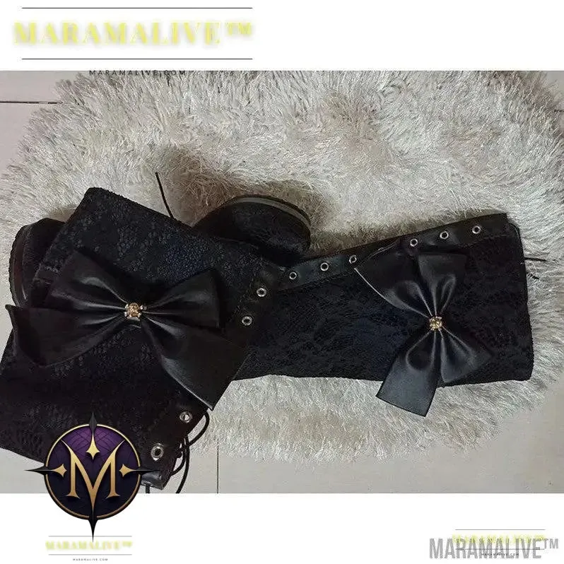 Steampunk Bowknot Boots
