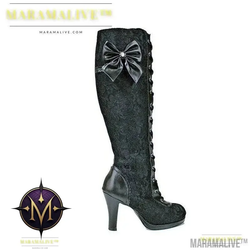 Steampunk Bowknot Boots
