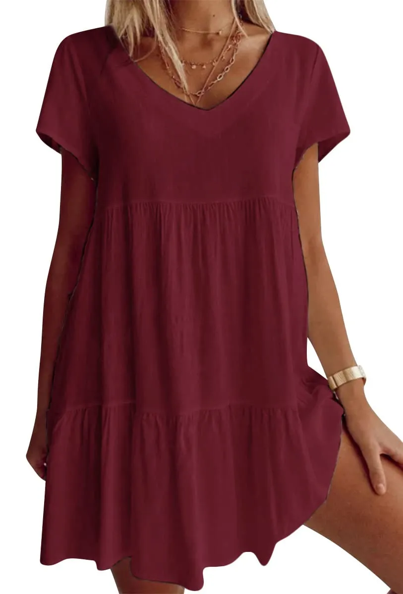 Suzy - Breezy V-Neck Dress